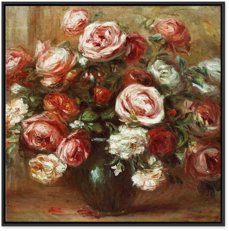 Artgeist Paveikslas - Pierre-Auguste Renoir – Still Life with Roses