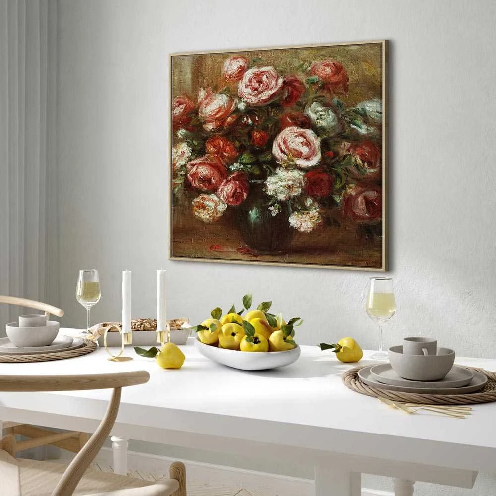 Artgeist Paveikslas - Pierre-Auguste Renoir – Still Life with Roses