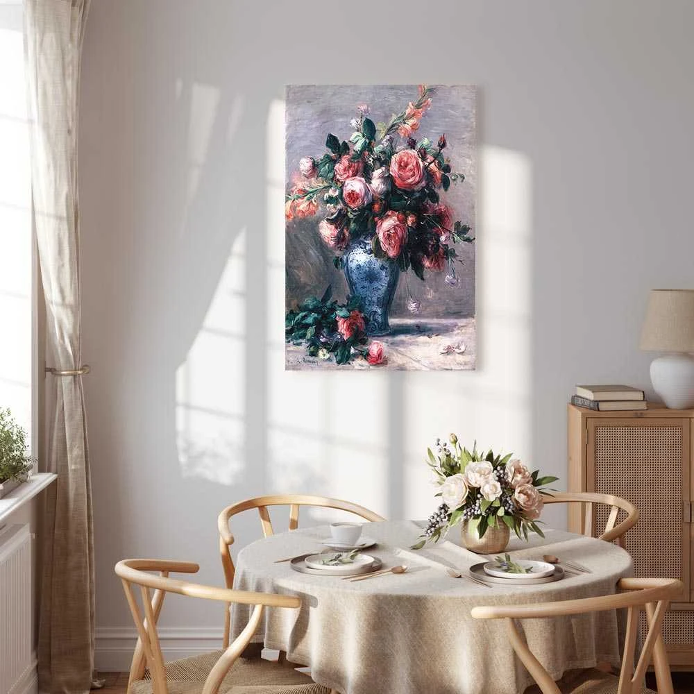 Artgeist Paveikslas - Pierre-Auguste Renoir – Vase of Roses