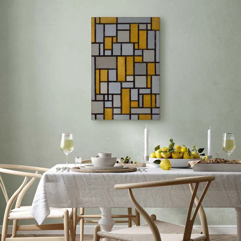 Artgeist Paveikslas - Piet Mondrian – Composition with grid 19