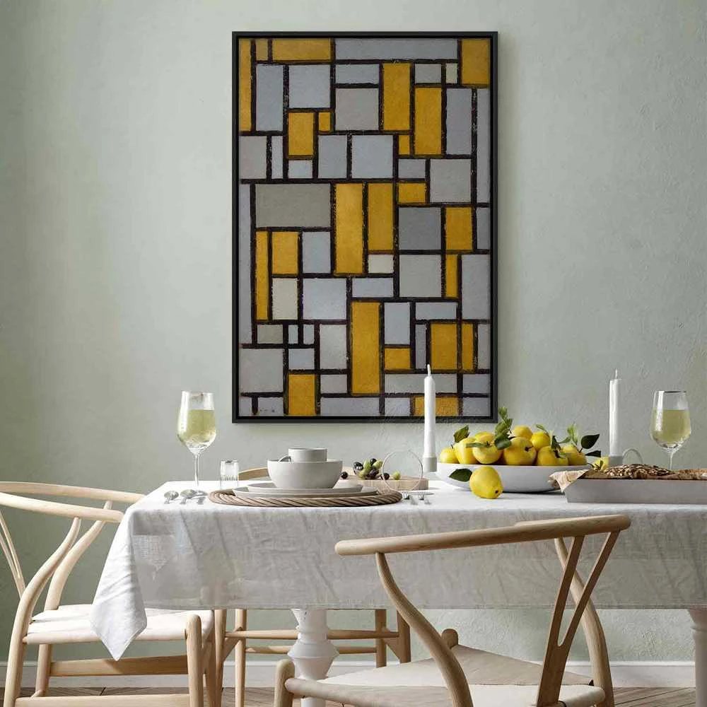 Artgeist Paveikslas - Piet Mondrian – Composition with grid 19