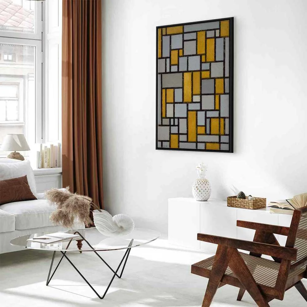 Artgeist Paveikslas - Piet Mondrian – Composition with grid 19