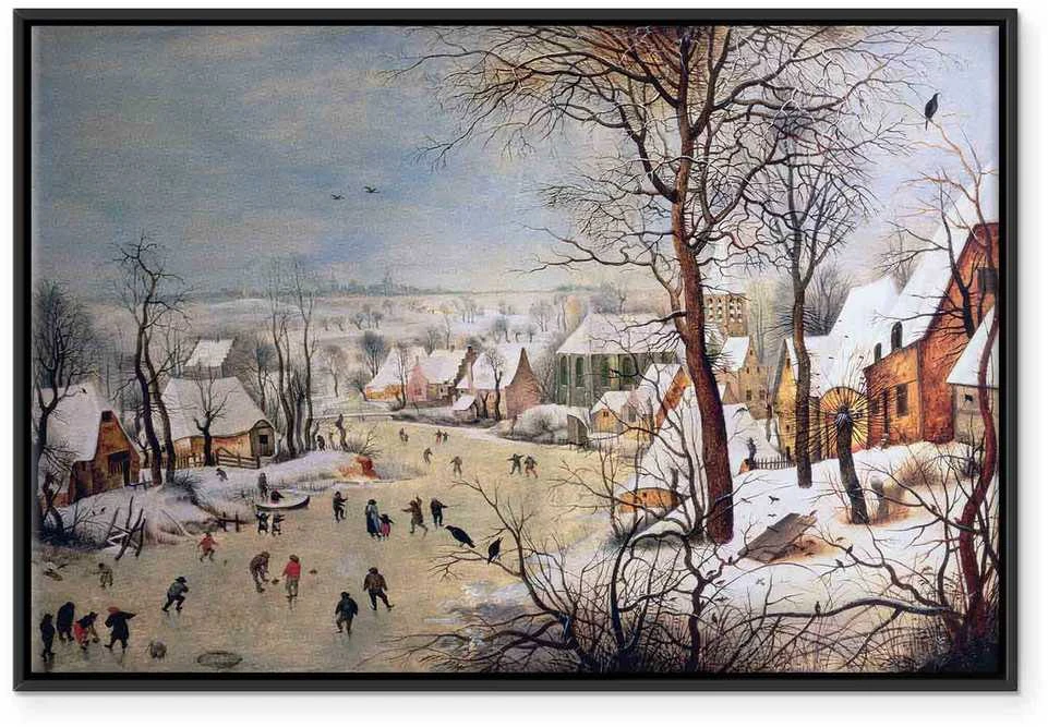 Artgeist Paveikslas - Pieter Bruegel the Elder – Winter Landscape with Birdtrap