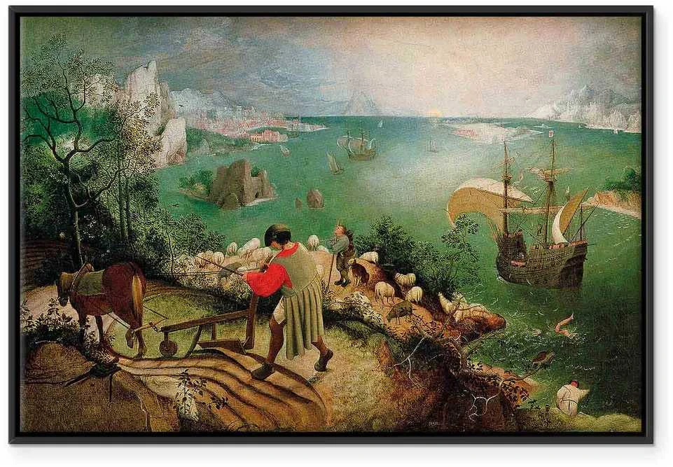 Artgeist Paveikslas - Pieter Bruegel the Elder – Landscape with the Fall of Icarus