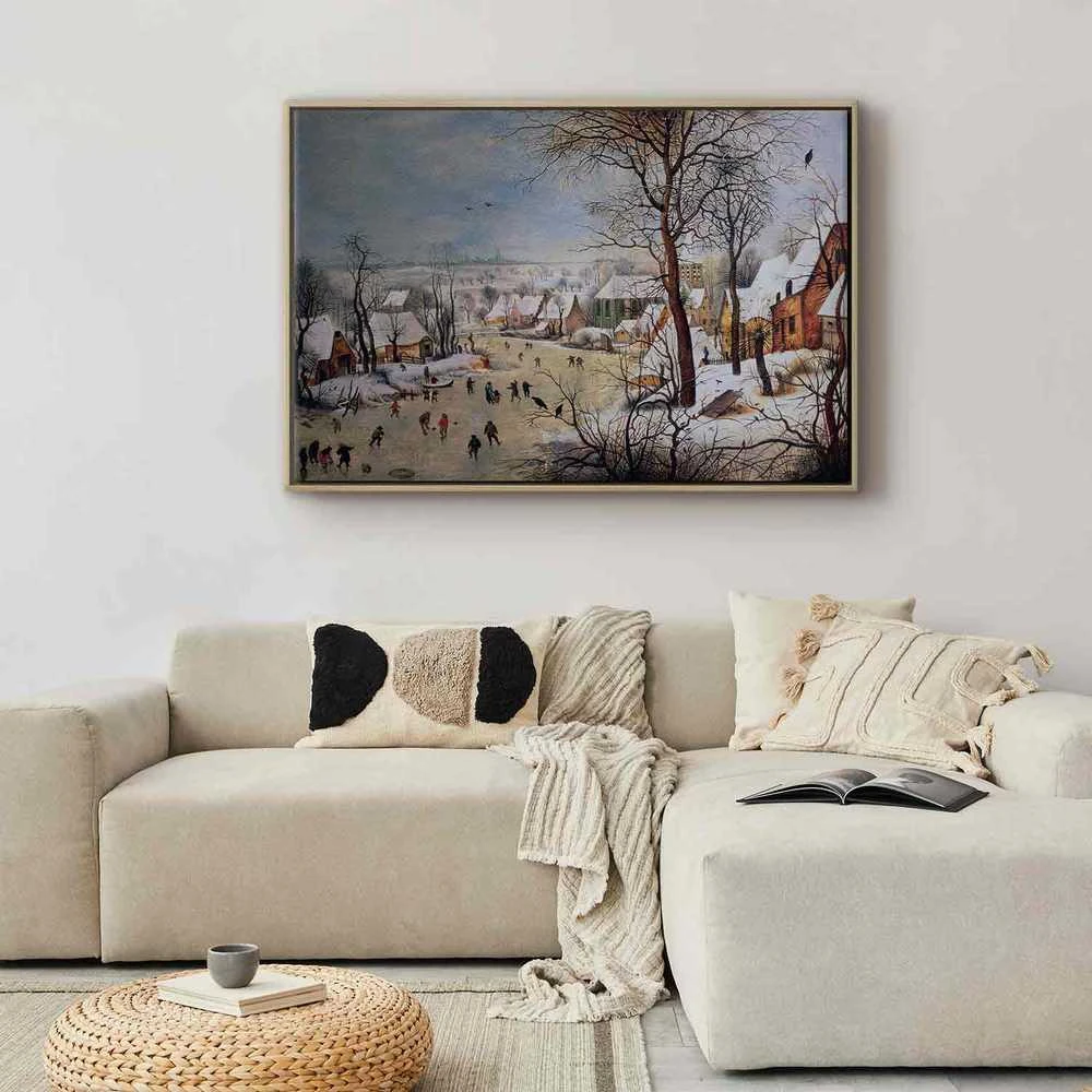 Artgeist Paveikslas - Pieter Bruegel the Elder – Winter Landscape with Birdtrap