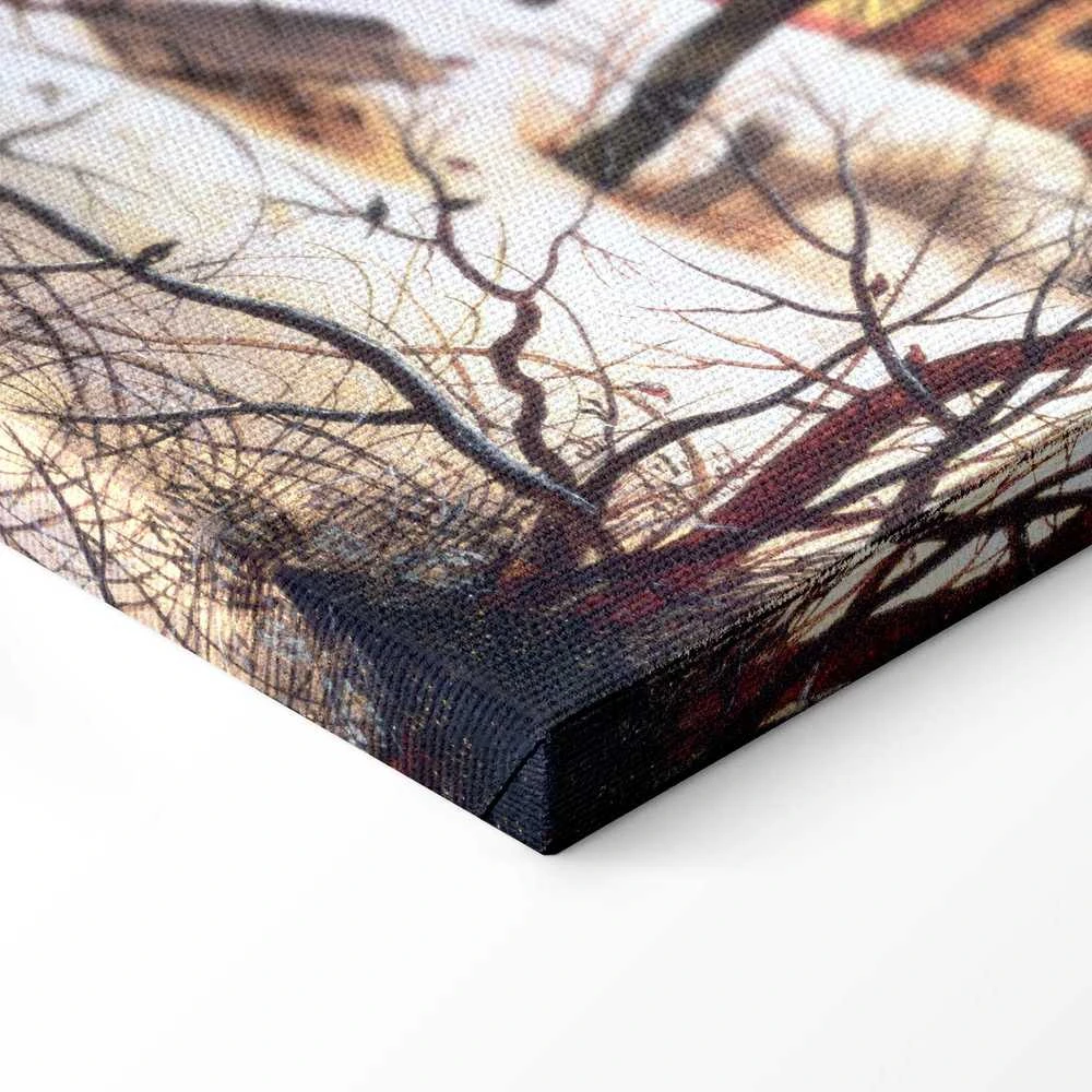 Artgeist Paveikslas - Pieter Bruegel the Elder – Winter Landscape with Birdtrap