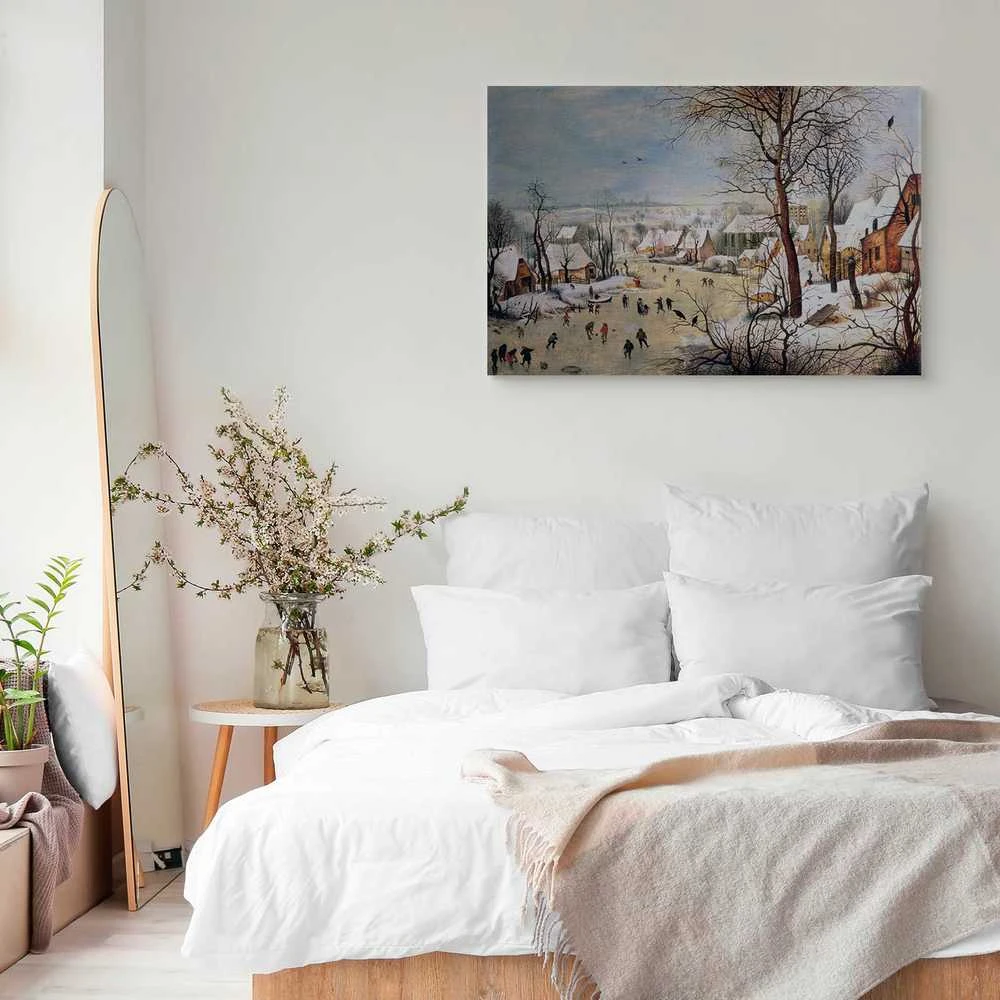 Artgeist Paveikslas - Pieter Bruegel the Elder – Winter Landscape with Birdtrap