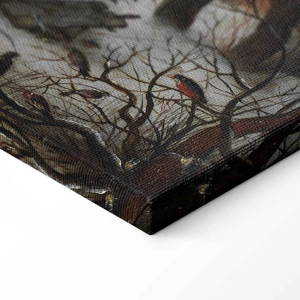 Artgeist Paveikslas - Pieter Brueghel the Younger – Winter Landscape with a Bird Trap