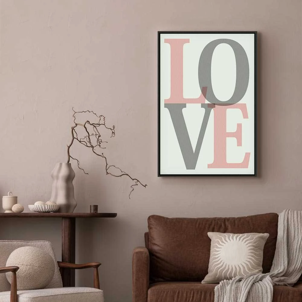 Artgeist Paveikslas - Pilkas Love (1 Part) Vertical