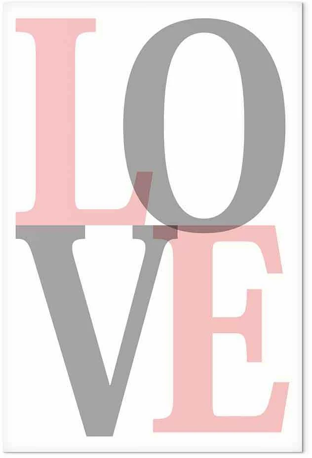 Artgeist Paveikslas - Pilkas Love (1 Part) Vertical