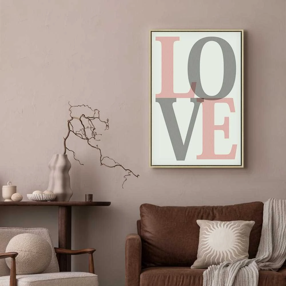 Artgeist Paveikslas - Pilkas Love (1 Part) Vertical