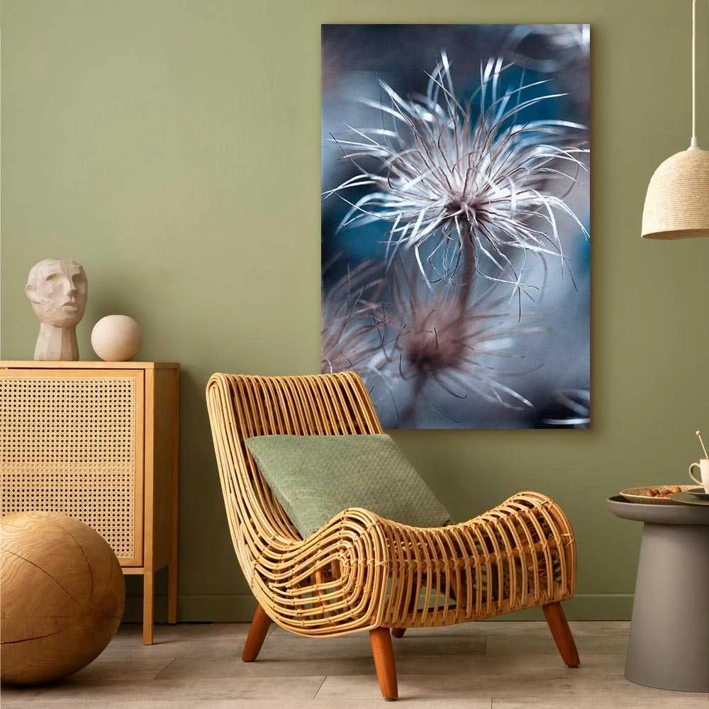 Artgeist Paveikslas - Plant in Blues (1 Part) Vertical