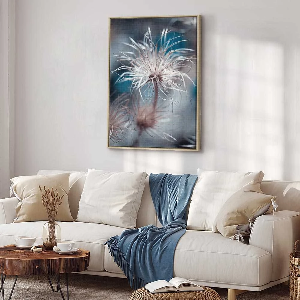 Artgeist Paveikslas - Plant in Blues (1 Part) Vertical