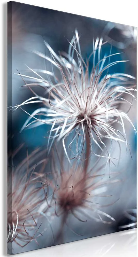 Artgeist Paveikslas - Plant in Blues (1 Part) Vertical