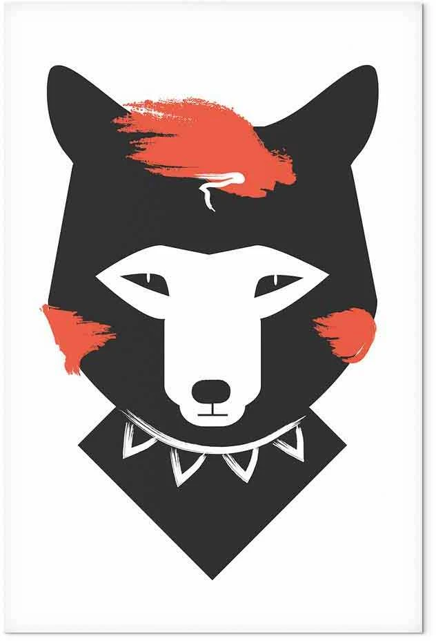 Artgeist Paveikslas - Polite Fox (1 Part) Vertical