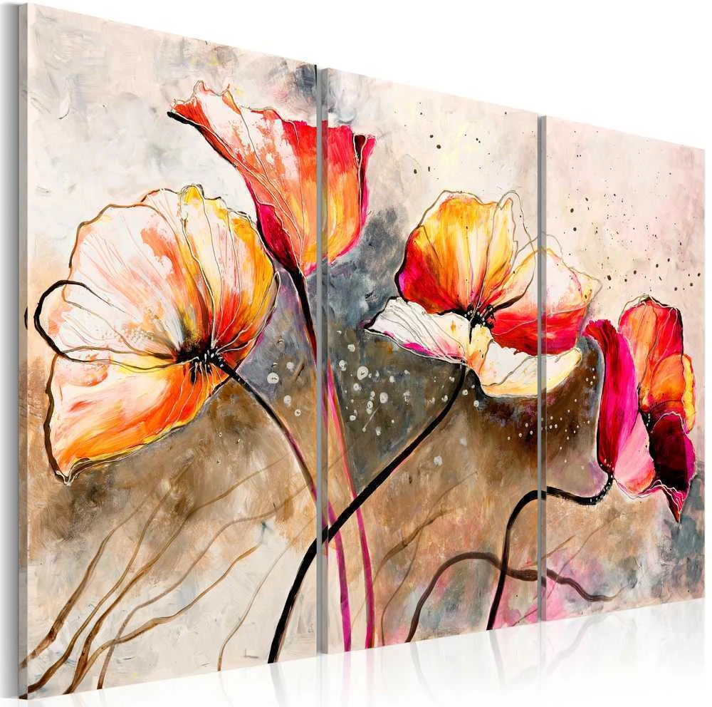 Artgeist Paveikslas - Poppies lashed by the wind