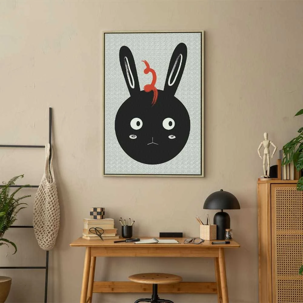 Artgeist Paveikslas - Rabbit Sees Everything (1 Part) Vertical