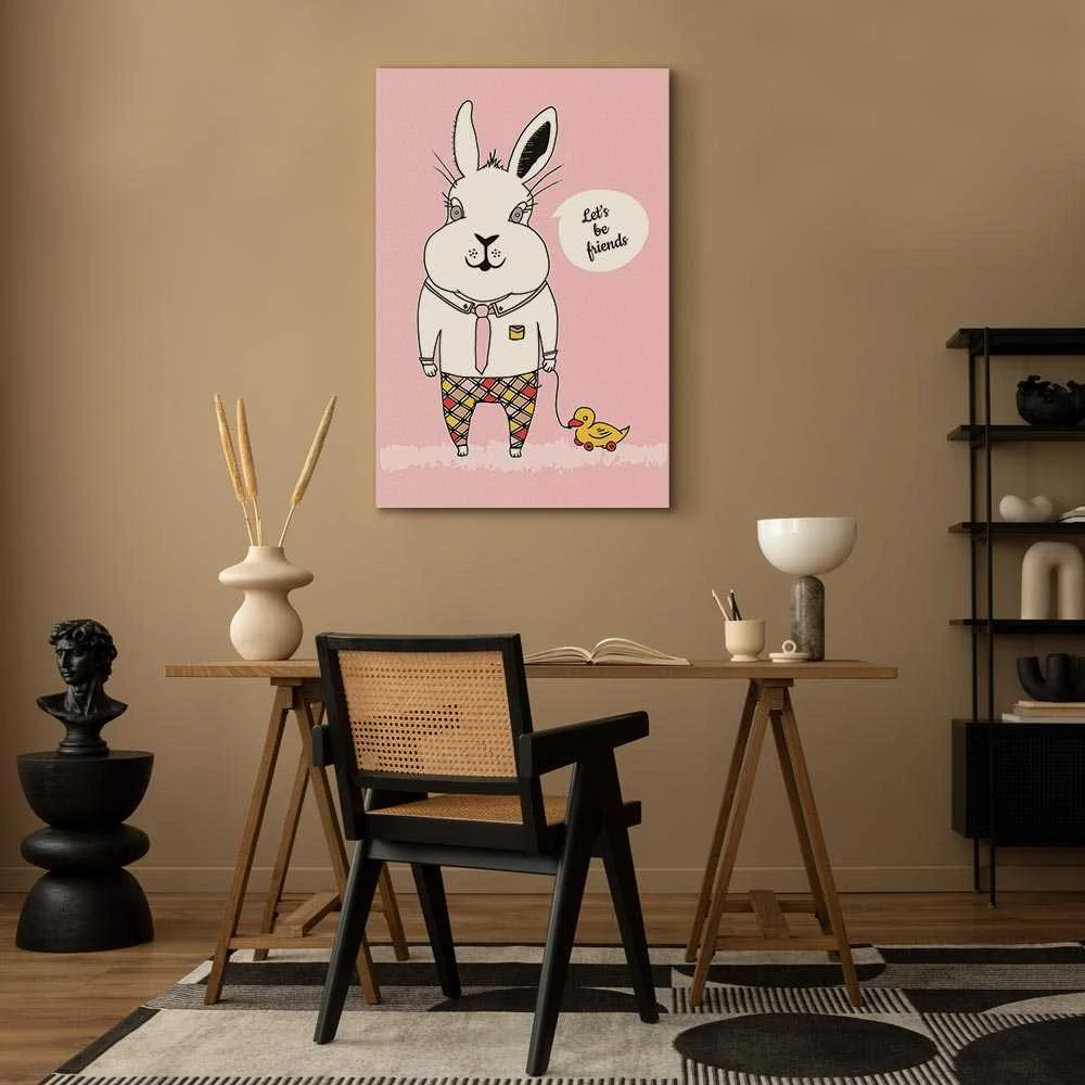Artgeist Paveikslas - Rabbit's Friend (1 Part) Vertical