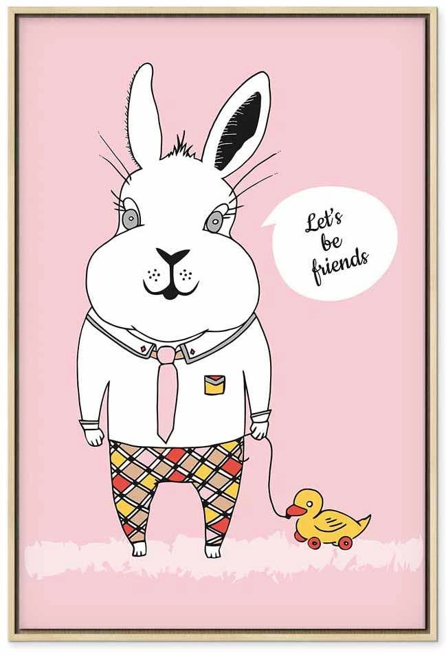 Artgeist Paveikslas - Rabbit's Friend (1 Part) Vertical