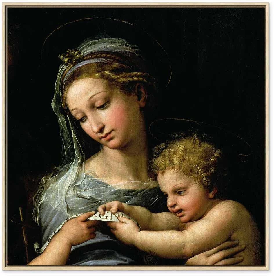 Artgeist Paveikslas - Rafael Santi – The Virgin of the Rose