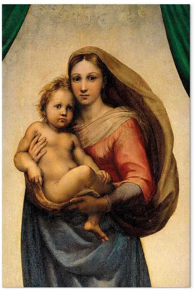Artgeist Paveikslas - Raphael – Sistine Madonna (fragment)