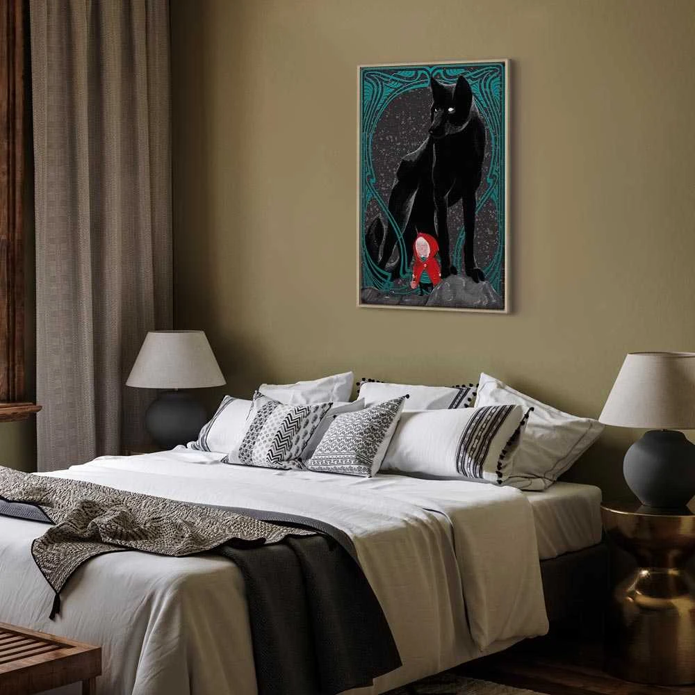Artgeist Paveikslas - Raudona Riding Hood (1 Part) Vertical