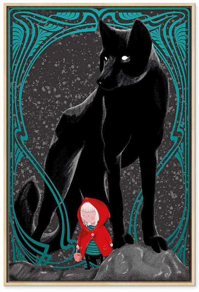 Artgeist Paveikslas - Raudona Riding Hood (1 Part) Vertical