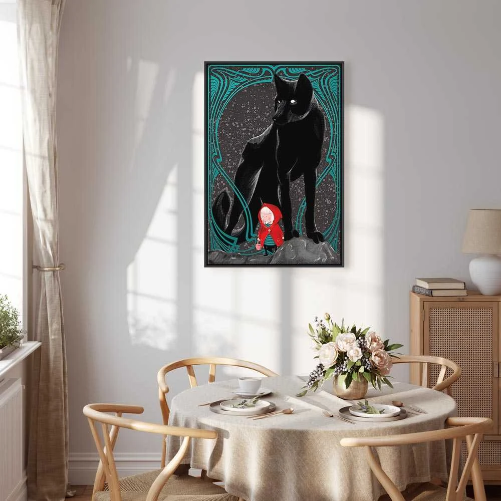 Artgeist Paveikslas - Raudona Riding Hood (1 Part) Vertical