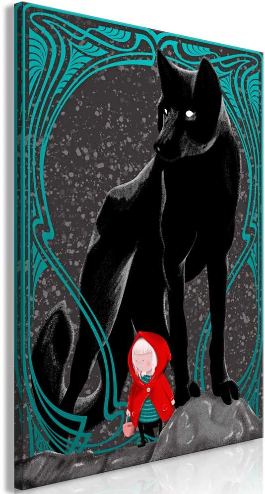 Artgeist Paveikslas - Raudona Riding Hood (1 Part) Vertical
