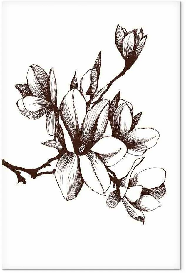 Artgeist Paveikslas - Renaissance Magnolias (1 Part) Vertical