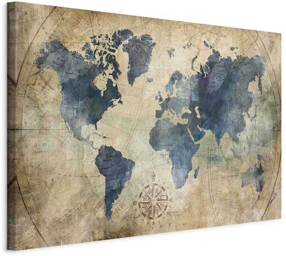Artgeist Paveikslas - Retro Map (1 Part) Wide, modelis - k-A
