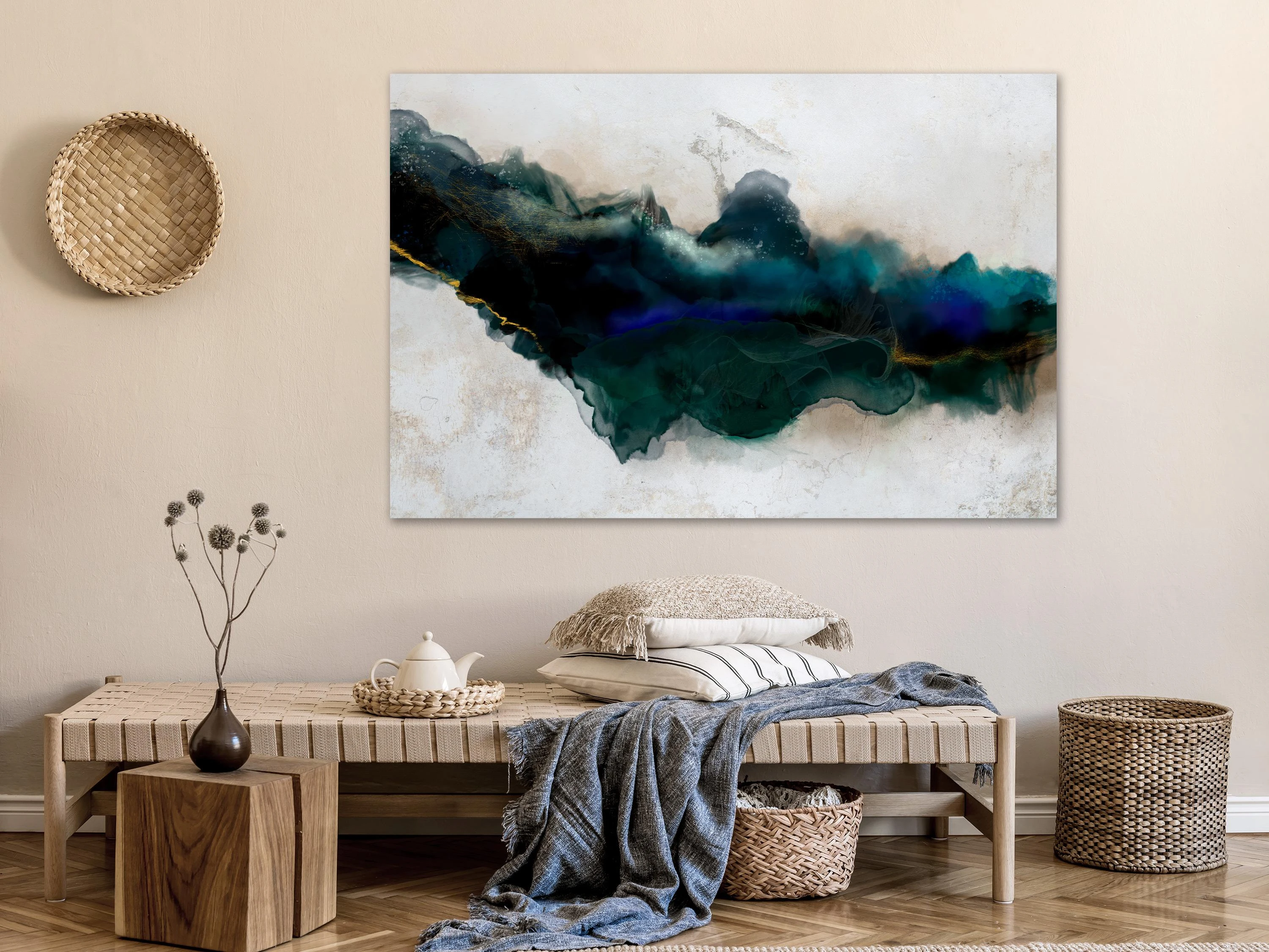 Artgeist Paveikslas - Rift of Mėlyna (1 Part) Wide