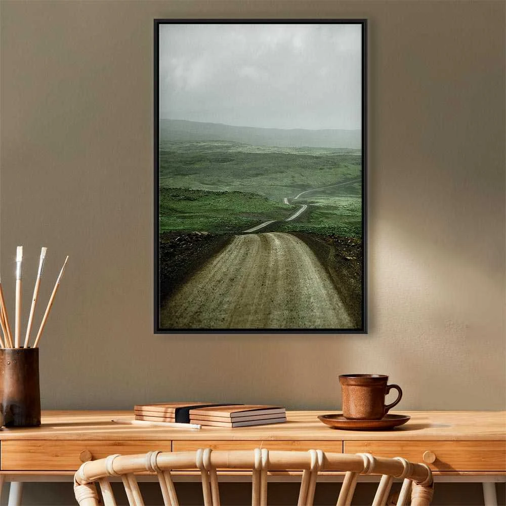 Artgeist Paveikslas - Road Across the Plains (1 Part) Vertical