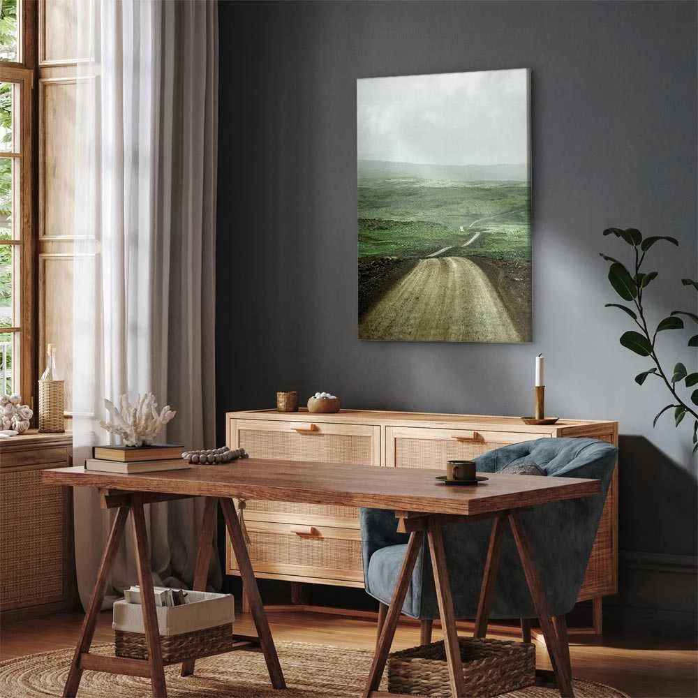 Artgeist Paveikslas - Road Across the Plains (1 Part) Vertical