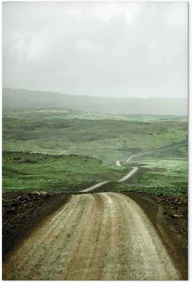 Artgeist Paveikslas - Road Across the Plains (1 Part) Vertical