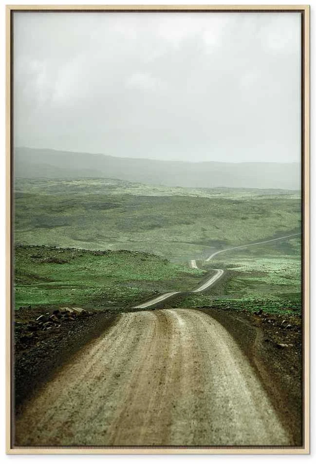Artgeist Paveikslas - Road Across the Plains (1 Part) Vertical