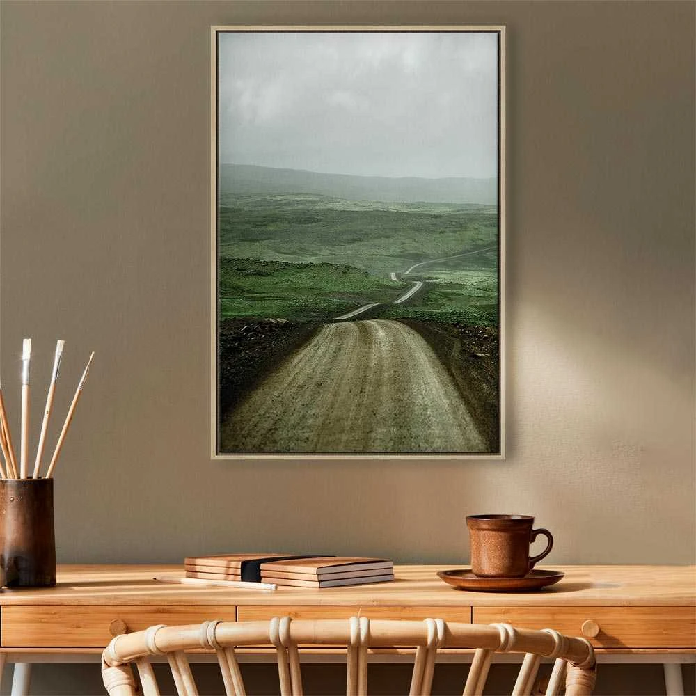 Artgeist Paveikslas - Road Across the Plains (1 Part) Vertical