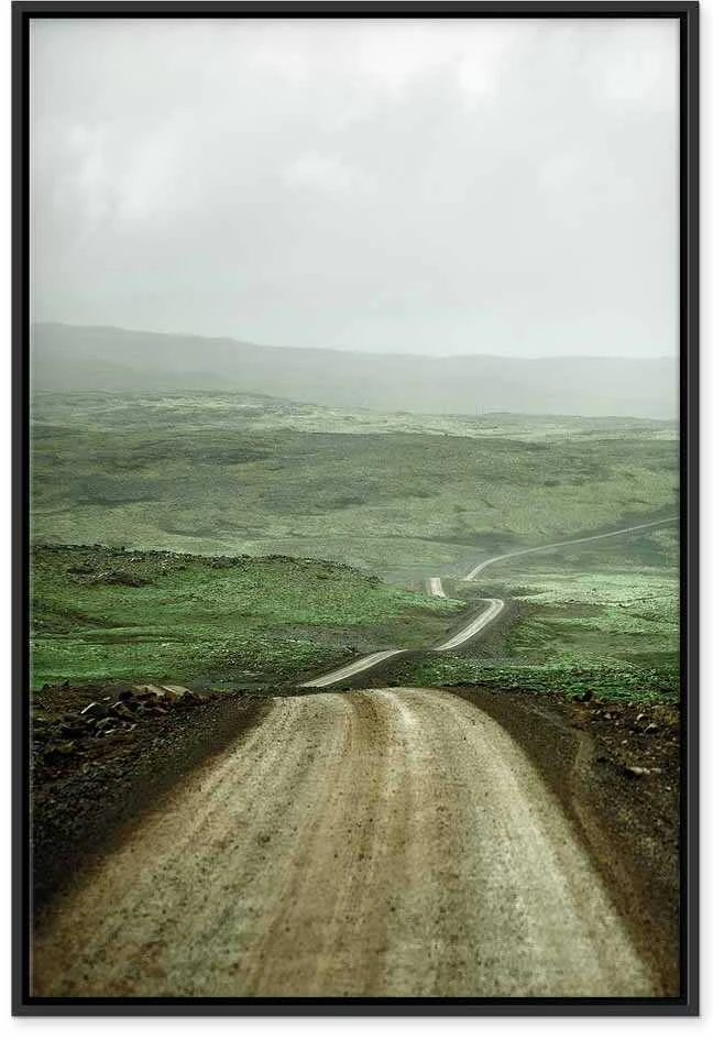 Artgeist Paveikslas - Road Across the Plains (1 Part) Vertical