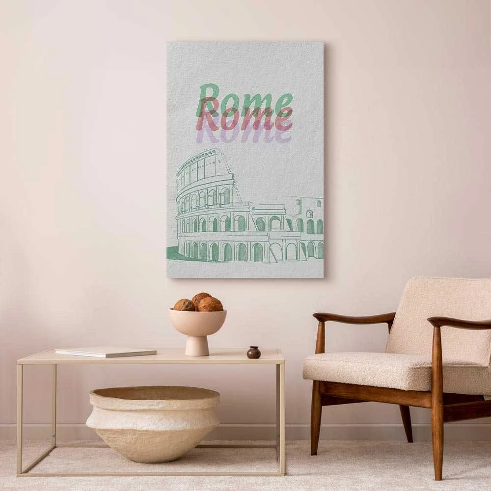 Artgeist Paveikslas - Rome in Watercolours (1 Part) Vertical