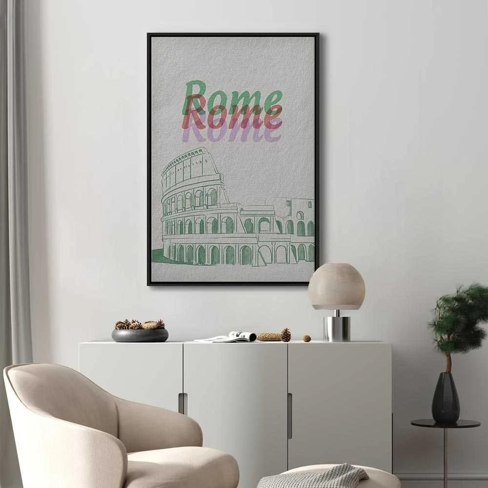 Artgeist Paveikslas - Rome in Watercolours (1 Part) Vertical