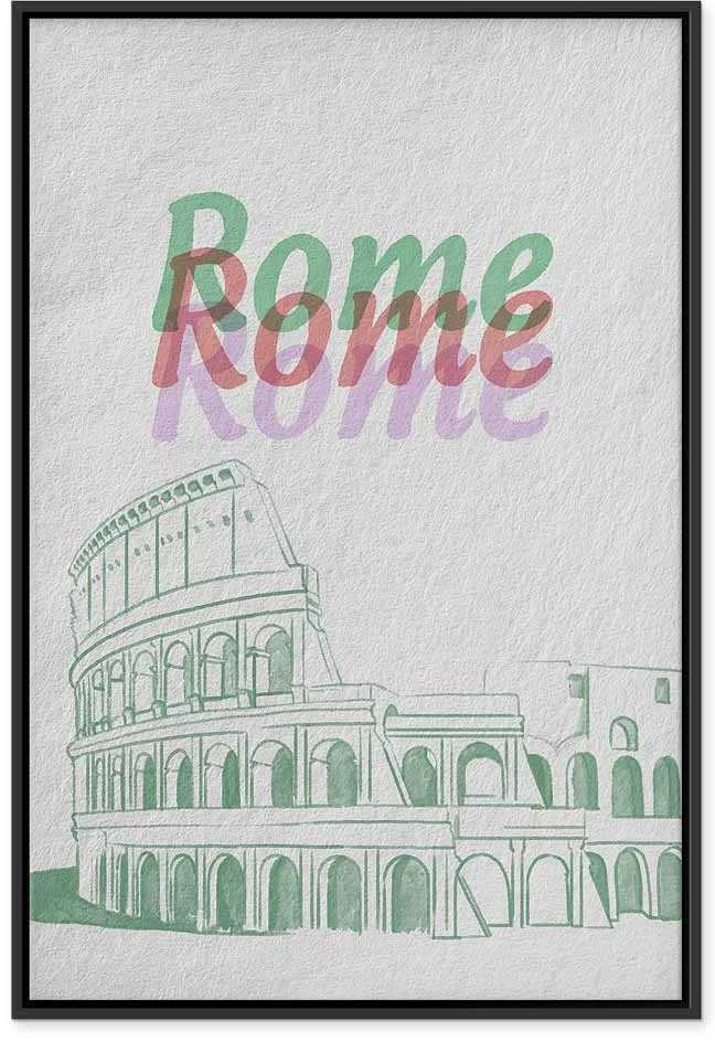 Artgeist Paveikslas - Rome in Watercolours (1 Part) Vertical