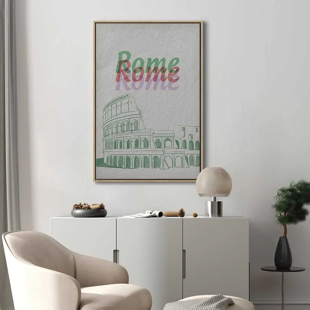 Artgeist Paveikslas - Rome in Watercolours (1 Part) Vertical