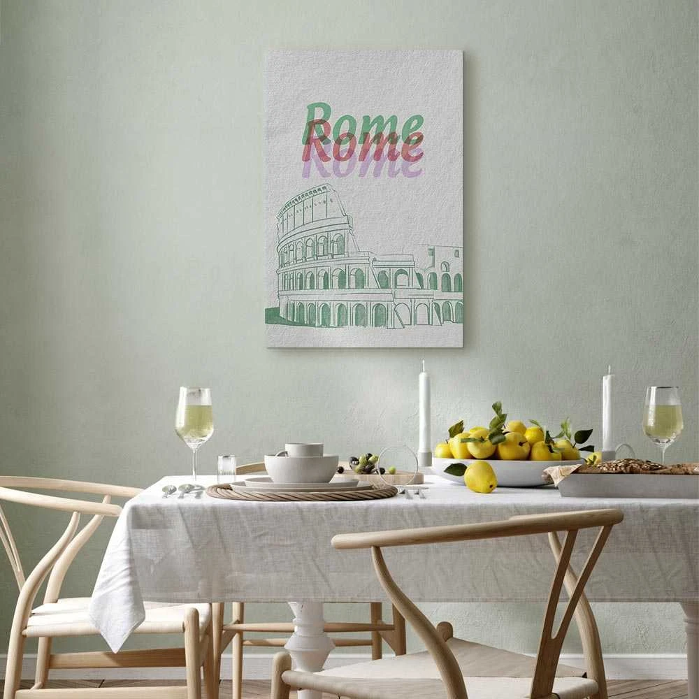 Artgeist Paveikslas - Rome in Watercolours (1 Part) Vertical