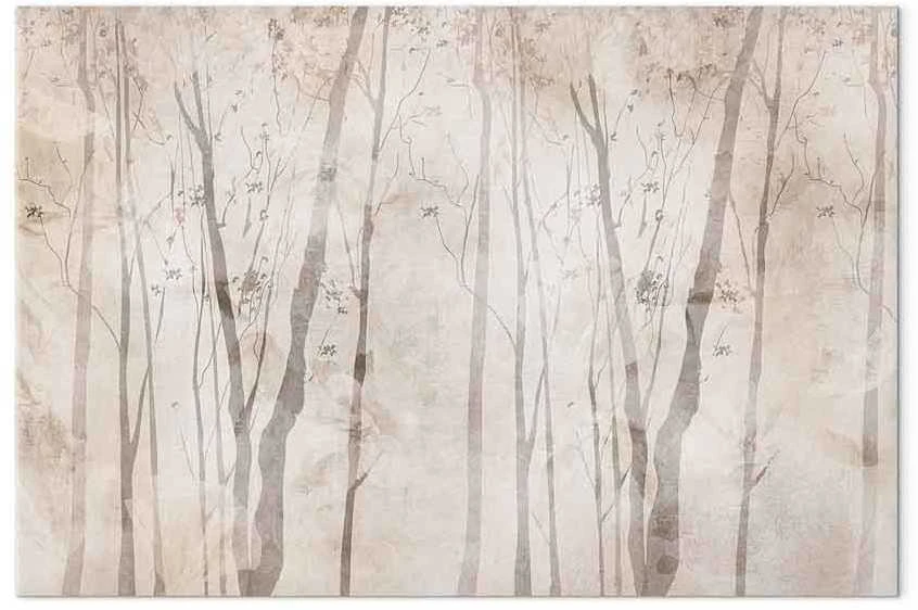 Artgeist Paveikslas - rusvai gelsvas Forest of Thoughts (1 Part) Wide