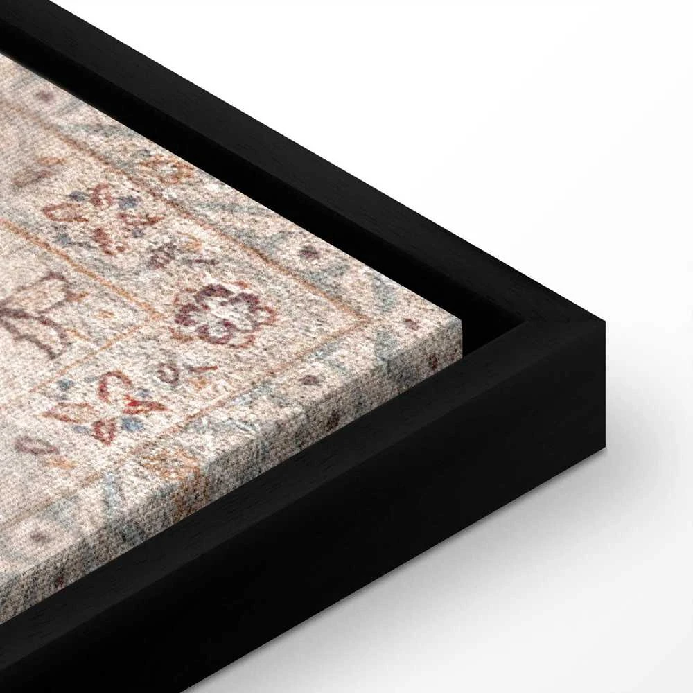 Artgeist Paveikslas - Sand carpet - worn Persian carpet with rich decorative motifs