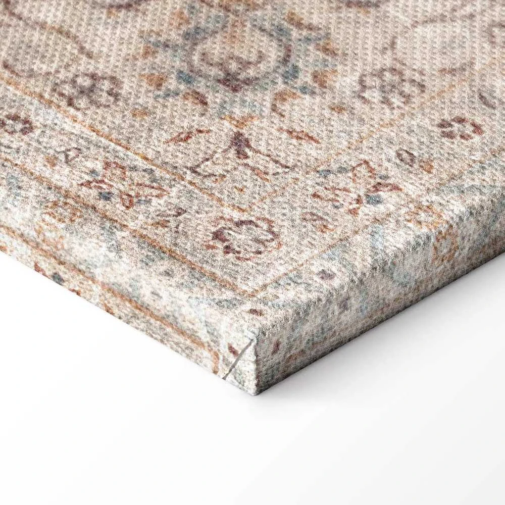 Artgeist Paveikslas - Sand carpet - worn Persian carpet with rich decorative motifs