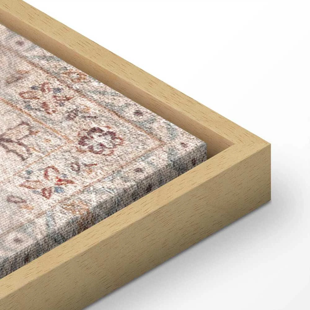Artgeist Paveikslas - Sand carpet - worn Persian carpet with rich decorative motifs