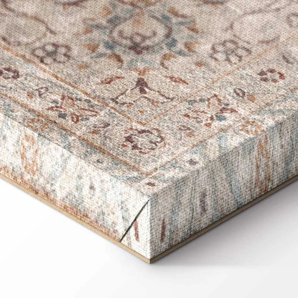 Artgeist Paveikslas - Sand carpet - worn Persian carpet with rich decorative motifs
