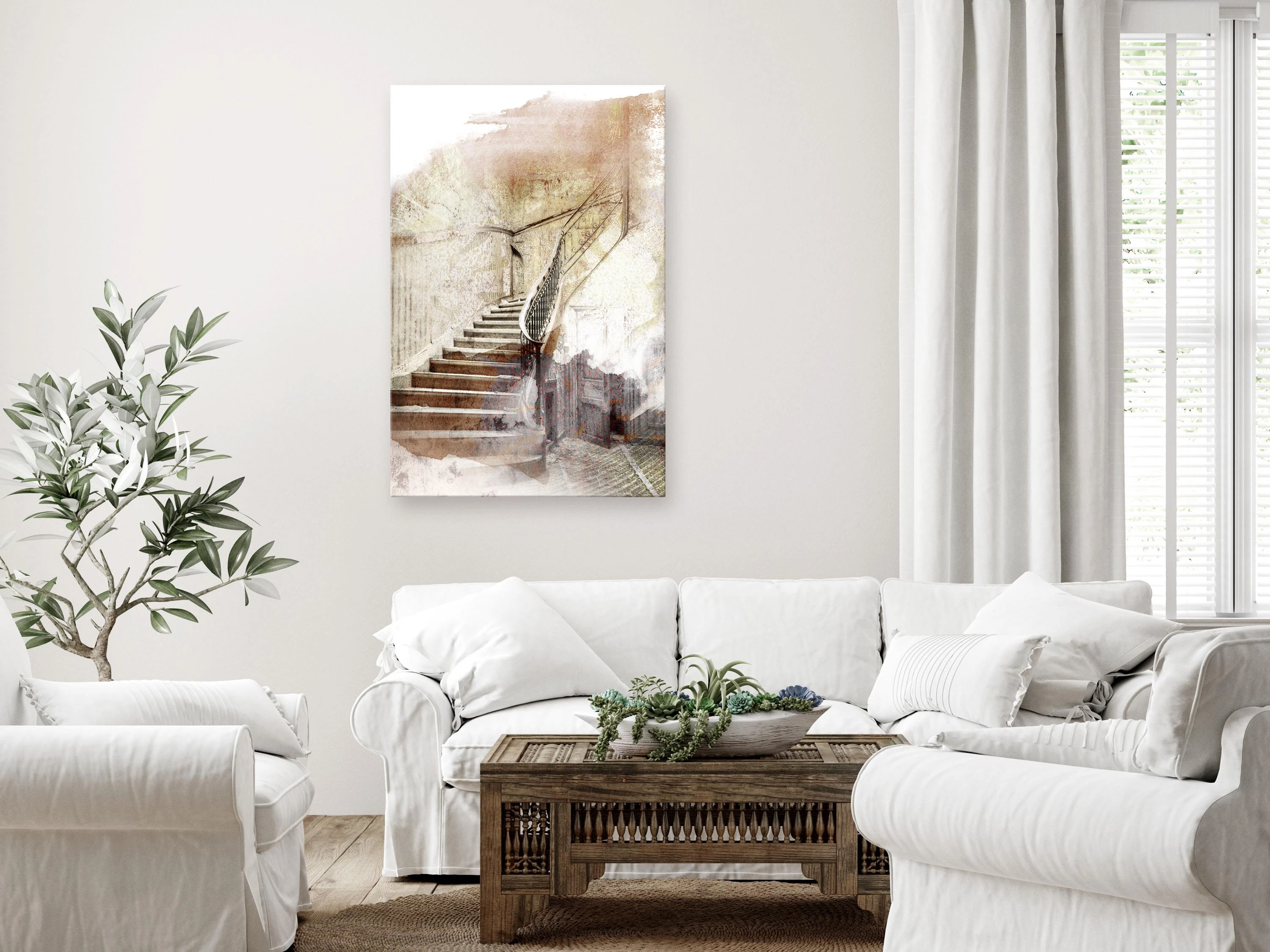 Artgeist Paveikslas - Secret Stairs (1 Part) Vertical
