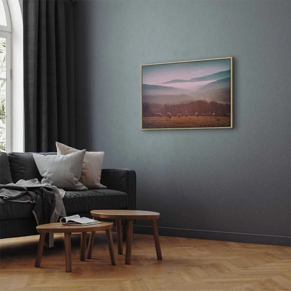 Artgeist Paveikslas - Sheep in Mountain Landscape (1-part) - Animals in Nature